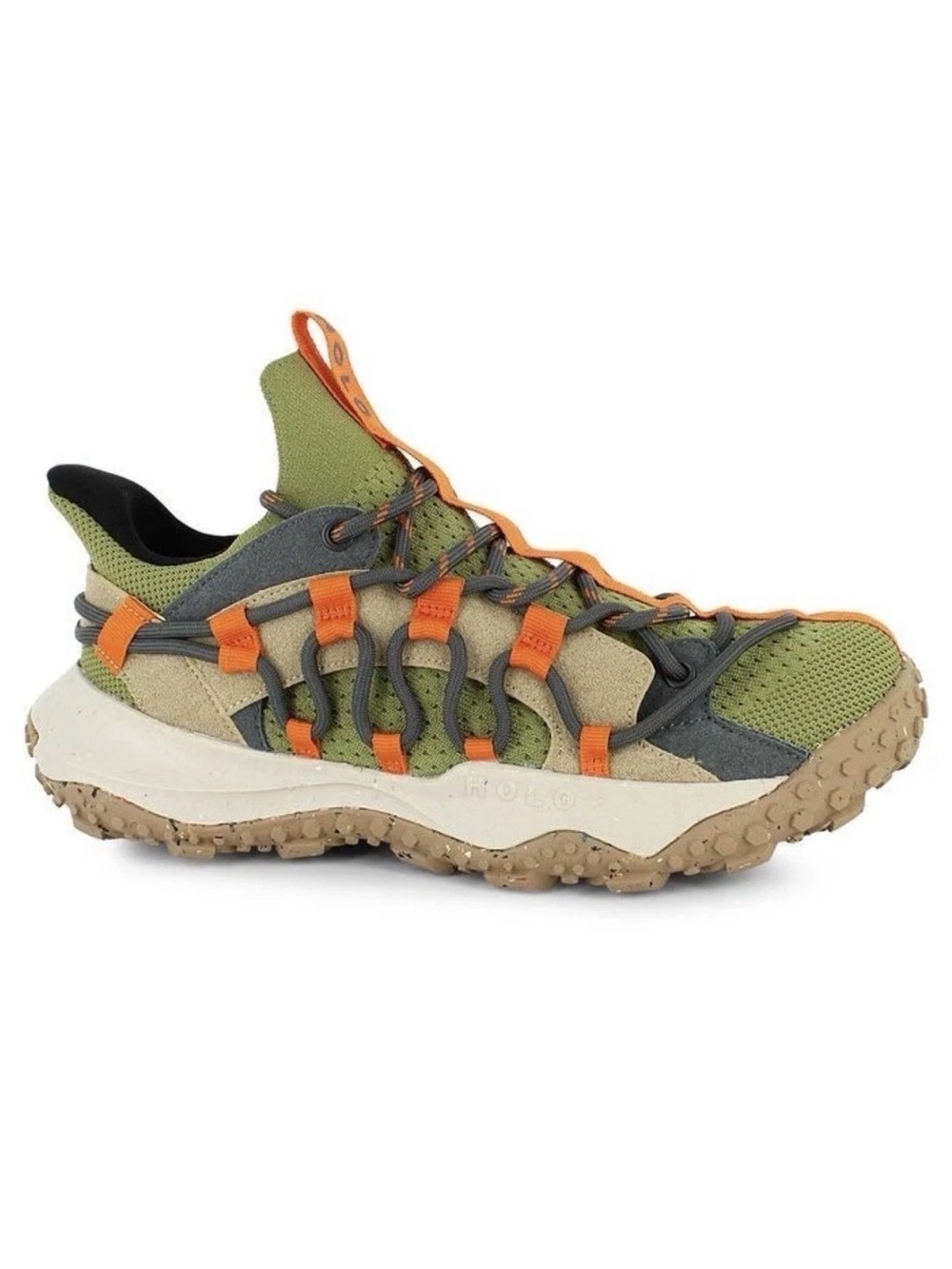 Holo Zeus Moss Trail Running Shoes Green Orange Lace Up Women's 8.5 NWOB